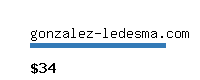 gonzalez-ledesma.com Website value calculator