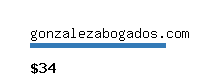 gonzalezabogados.com Website value calculator