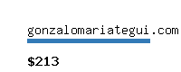 gonzalomariategui.com Website value calculator