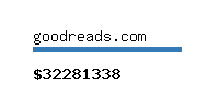 goodreads.com Website value calculator