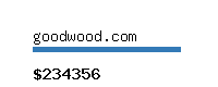 goodwood.com Website value calculator