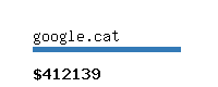 google.cat Website value calculator