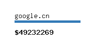 google.cn Website value calculator