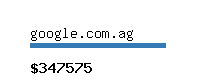 google.com.ag Website value calculator