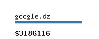 google.dz Website value calculator