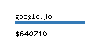 google.jo Website value calculator