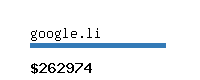 google.li Website value calculator