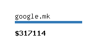 google.mk Website value calculator