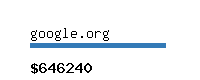 google.org Website value calculator