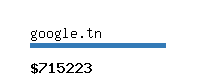 google.tn Website value calculator
