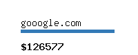 gooogle.com Website value calculator