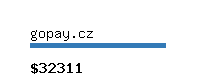 gopay.cz Website value calculator