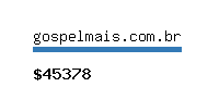 gospelmais.com.br Website value calculator