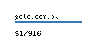 goto.com.pk Website value calculator