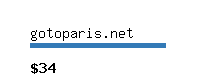 gotoparis.net Website value calculator