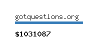 gotquestions.org Website value calculator