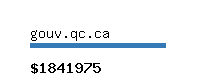 gouv.qc.ca Website value calculator