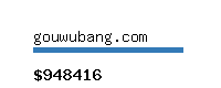 gouwubang.com Website value calculator