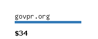 govpr.org Website value calculator