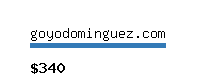 goyodominguez.com Website value calculator