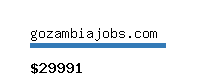 gozambiajobs.com Website value calculator