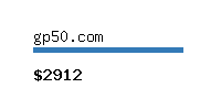 gp50.com Website value calculator