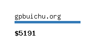 gpbuichu.org Website value calculator