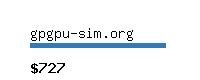 gpgpu-sim.org Website value calculator