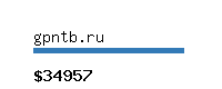 gpntb.ru Website value calculator