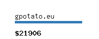 gpotato.eu Website value calculator