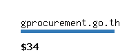 gprocurement.go.th Website value calculator