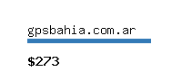 gpsbahia.com.ar Website value calculator