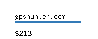 gpshunter.com Website value calculator