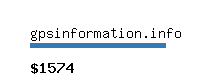 gpsinformation.info Website value calculator