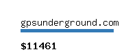 gpsunderground.com Website value calculator