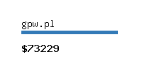 gpw.pl Website value calculator