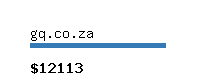 gq.co.za Website value calculator