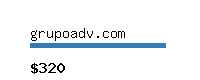 grupoadv.com Website value calculator