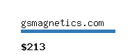 gsmagnetics.com Website value calculator