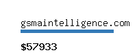 gsmaintelligence.com Website value calculator