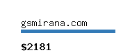 gsmirana.com Website value calculator