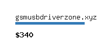 gsmusbdriverzone.xyz Website value calculator