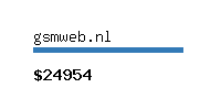 gsmweb.nl Website value calculator