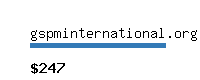 gspminternational.org Website value calculator