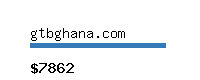 gtbghana.com Website value calculator