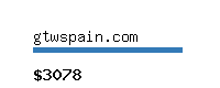 gtwspain.com Website value calculator