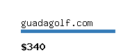 guadagolf.com Website value calculator