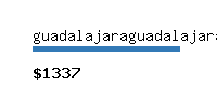 guadalajaraguadalajara.com Website value calculator