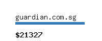 guardian.com.sg Website value calculator