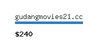 gudangmovies21.cc Website value calculator